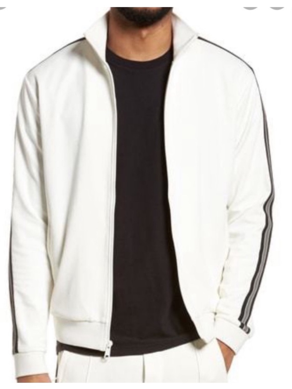 Vince White Top with Gray Brand Tag
